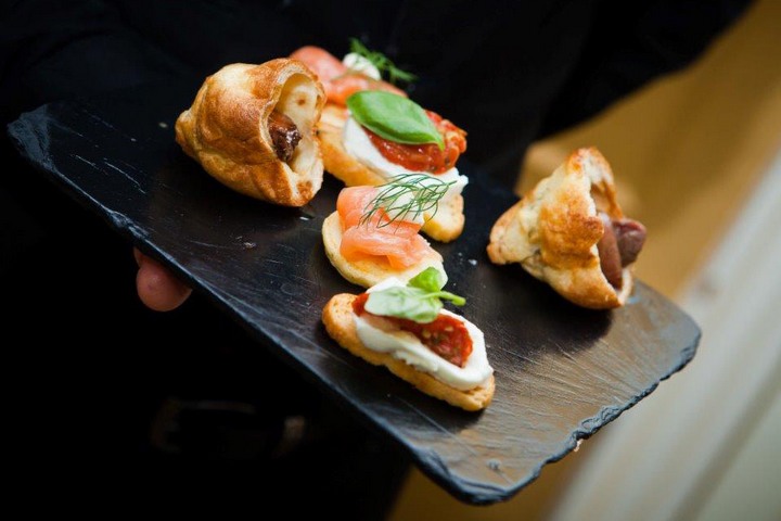 Canapes and cocktails evening